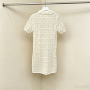 CELINE 26S LACE KNIT DRESS 446