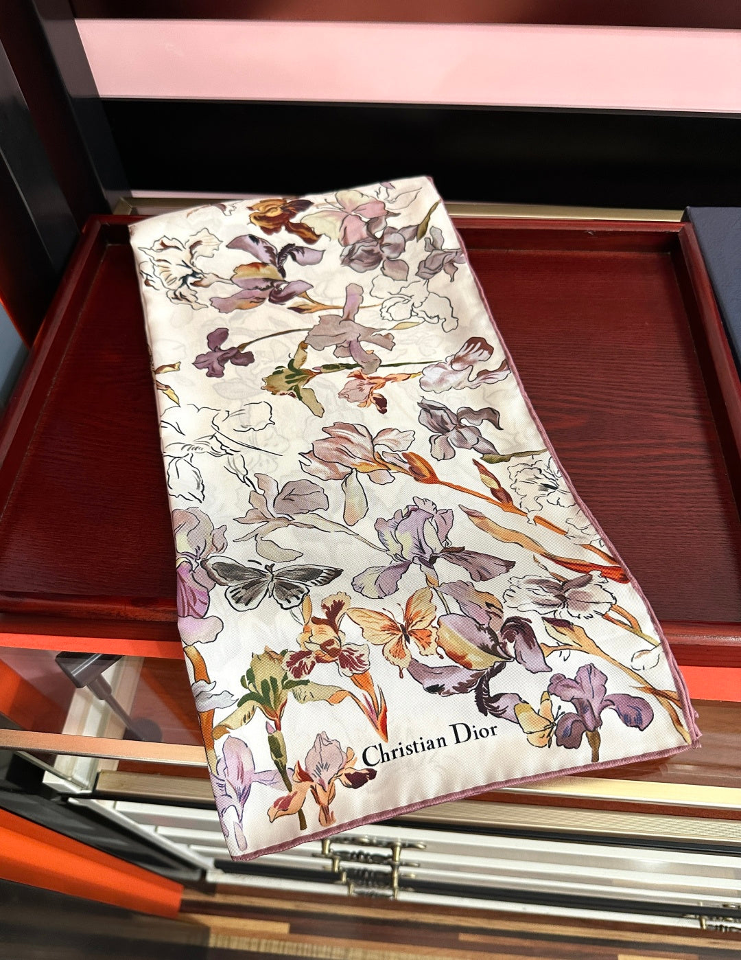 DIOR 26S SCARF 90 IN SILK 316855