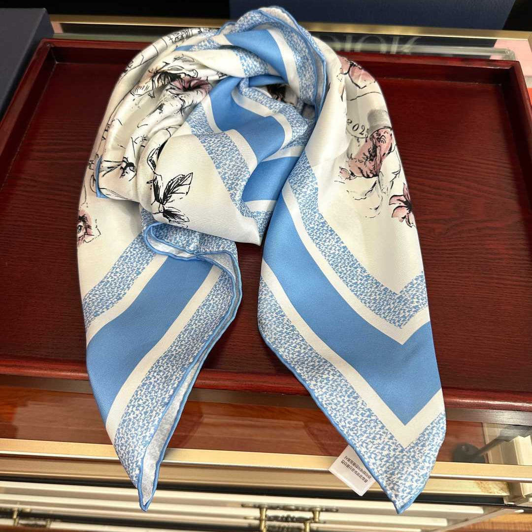 DIOR 26S SCARF 90 IN SILK 511171