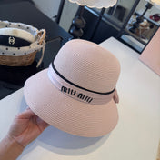 MIUMIU STRAW BUCKET HAT STYLE 53