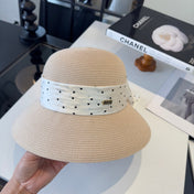 MIUMIU WIDE-BRIM BUCKET HAT WITH BOW STYLE 45