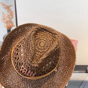MIUMIU STRAW COWBOY HAT STYLE 19