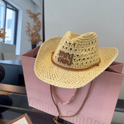 MIUMIU STRAW COWBOY HAT STYLE 18