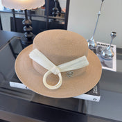 CHANEL 26S STRAW BOATER HAT 335886