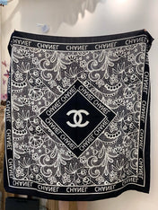 CHANEL 25S SCARF 135 CM IN CASHMERE AND SILK 943317