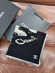 CHANEL 25S SCARF 135 IN CASHMERE 991638