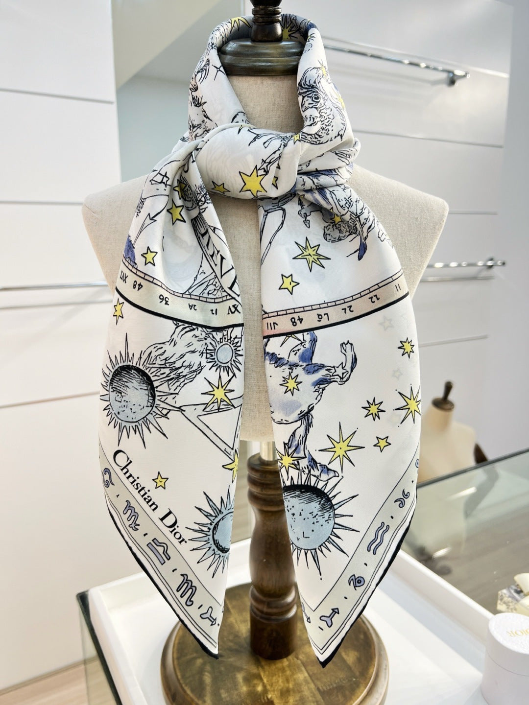 DIOR 26S SCARF 90CM IN SILK 274731
