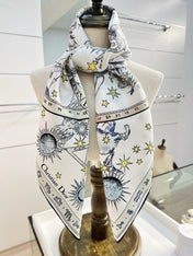 DIOR 26S SCARF 90CM IN SILK 274731