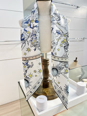 DIOR 26S SCARF 90CM IN SILK 274731