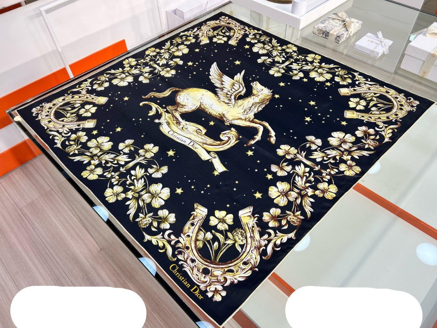 DIOR 26S SCARF 90CM IN SILK 274735