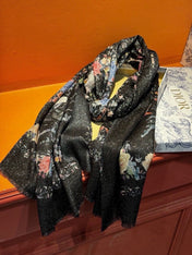 DIOR 26S SCARF 110CM IN WOOL & CASHMERE 300233