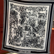 DIOR 26S SCARF 110CM IN WOOL & CASHMERE 300235