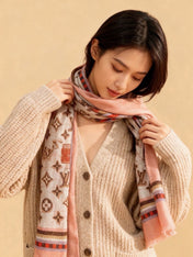 CHANEL 26S SCARF 200 IN CASHMERE AND SILK 307211