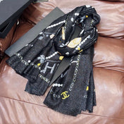 CHANEL 26S SCARF 200 IN CASHMERE AND SILK 307227