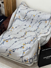 CHANEL 26S SCARF 200 IN CASHMERE AND SILK 307228