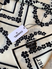 CHANEL 26S SCARF 135 IN CASHMERE AND SILK 309370