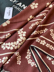 CHANEL 26S SCARF 135 IN CASHMERE AND SILK 309372