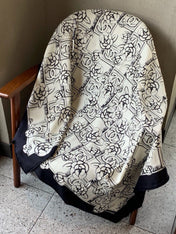 CHANEL 26S SCARF 140 IN CASHMERE AND SILK 309374
