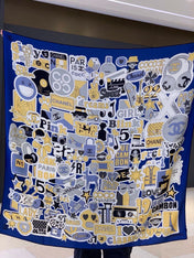 CHANEL 26S SCARF 135 IN CASHMERE AND SILK 309867