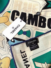 CHANEL 26S SCARF 135 IN CASHMERE AND SILK 309868