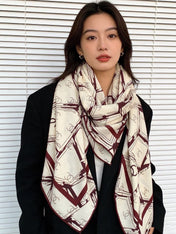CHANEL 26S SCARF 135 IN CASHMERE AND SILK 309912