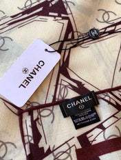 CHANEL 26S SCARF 135 IN CASHMERE AND SILK 309912