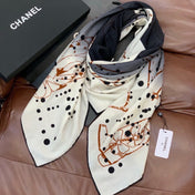 CHANEL 26S SCARF 140 IN SILK AND CASHMERE 313316