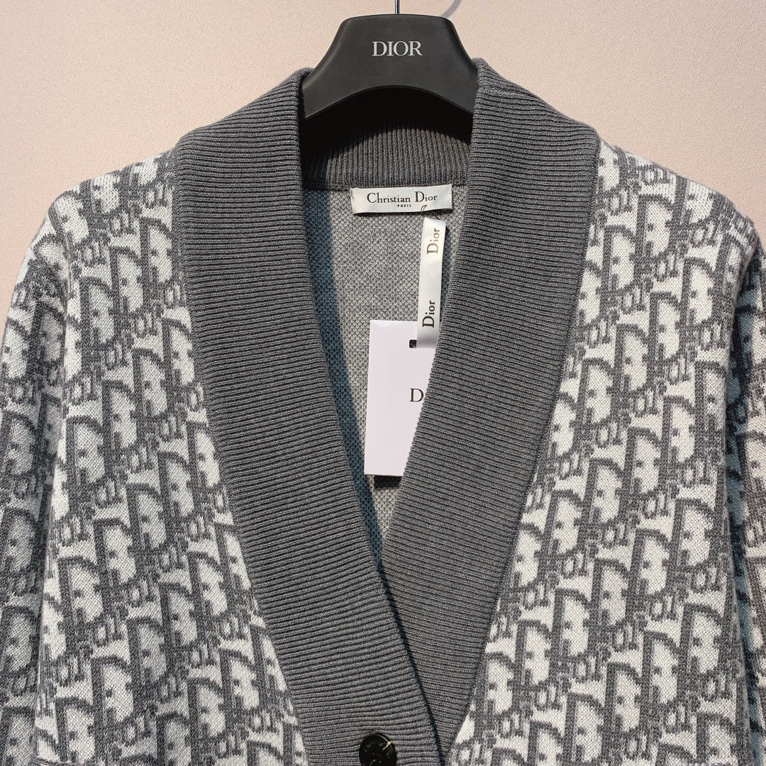 DIOR 25S V-NECK KNIT CARDIGAN 698