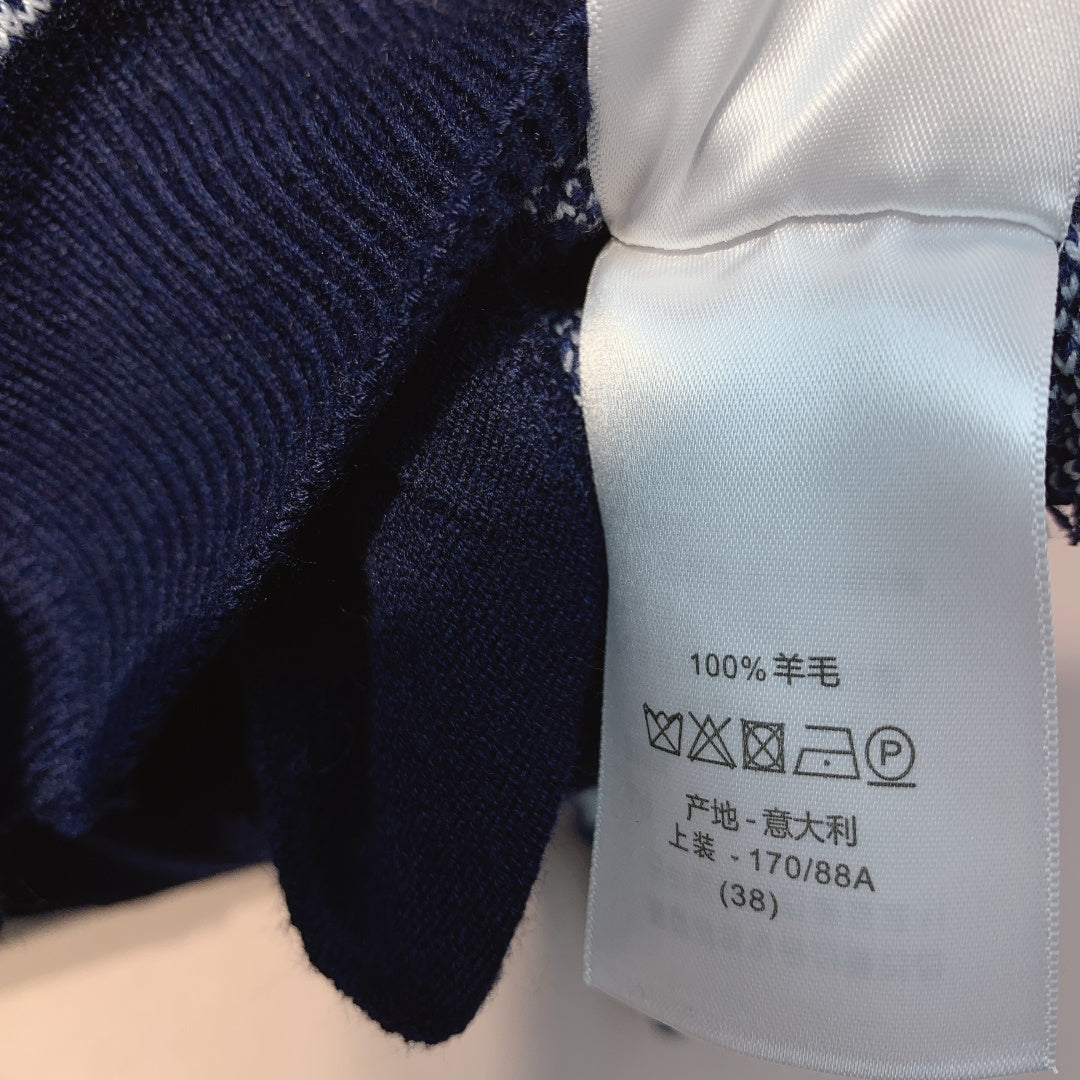 DIOR 25S V-NECK KNIT CARDIGAN 696