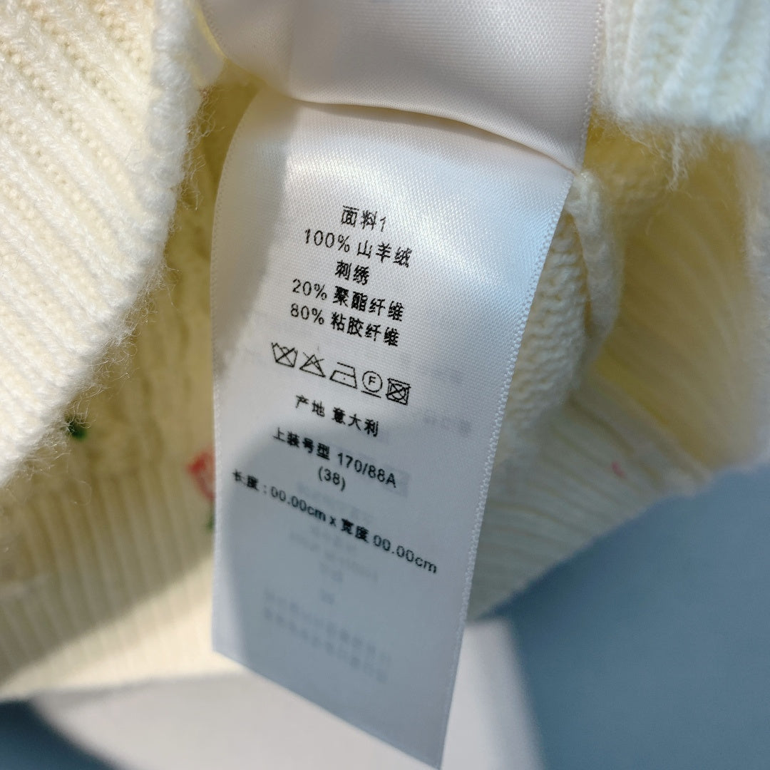 DIOR 26S SHORT-SLEEVE KNIT TOP 909