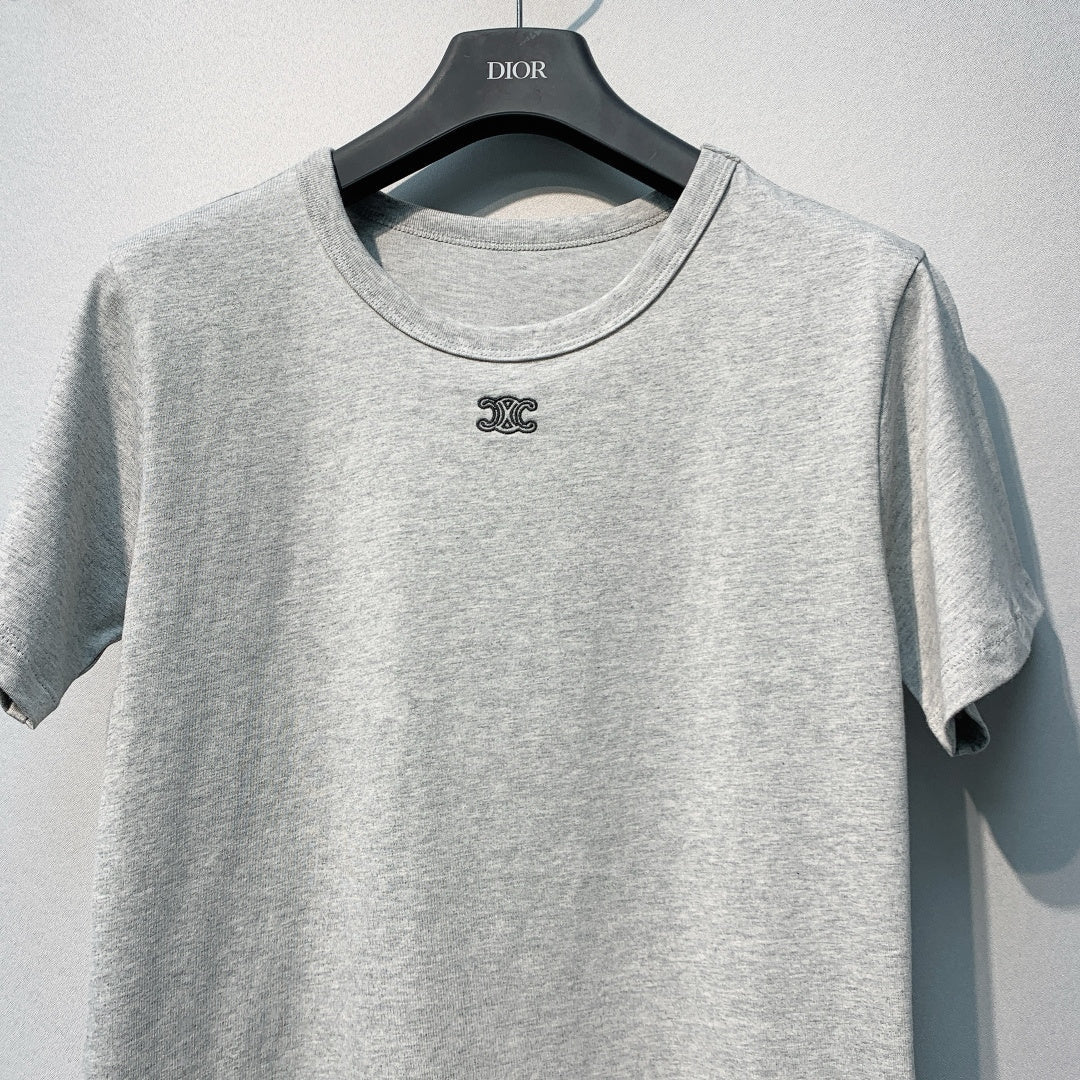 CELINE 26S EMBROIDERED T-SHIRT 180