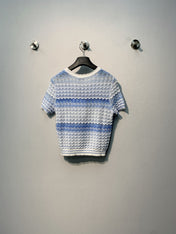 CHANEL 26S SHORT-SLEEVE KNIT TOP STYLE 1109