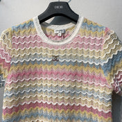 CHANEL 26S SHORT-SLEEVE KNIT TOP STYLE 1107