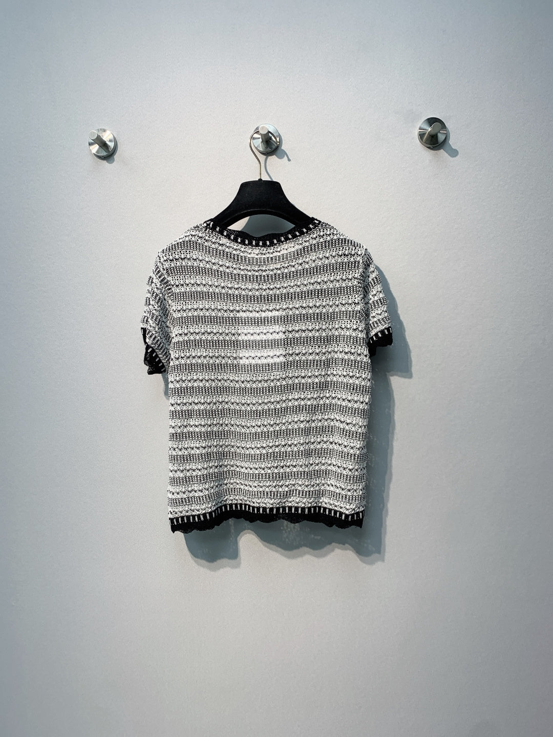 CHANEL 26S SHORT-SLEEVE KNIT TOP STYLE 1079