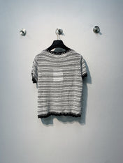 CHANEL 26S SHORT-SLEEVE KNIT TOP STYLE 1079