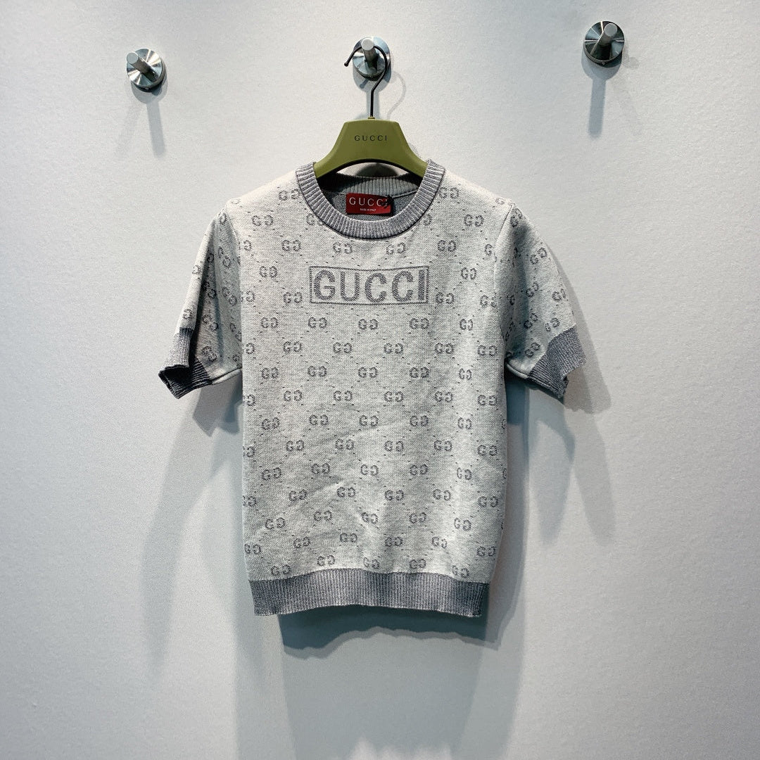 GUCCI 26S SHORT SLEEVE KNIT T-SHIRT 311