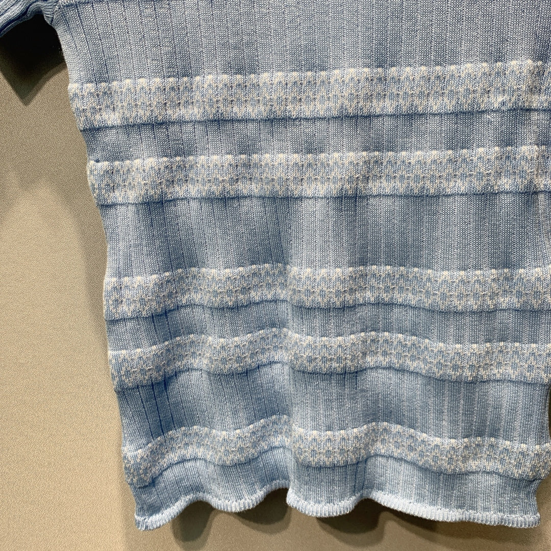 CHANEL 26S KNIT SHORT SLEEVE T-SHIRT STYLE 1284
