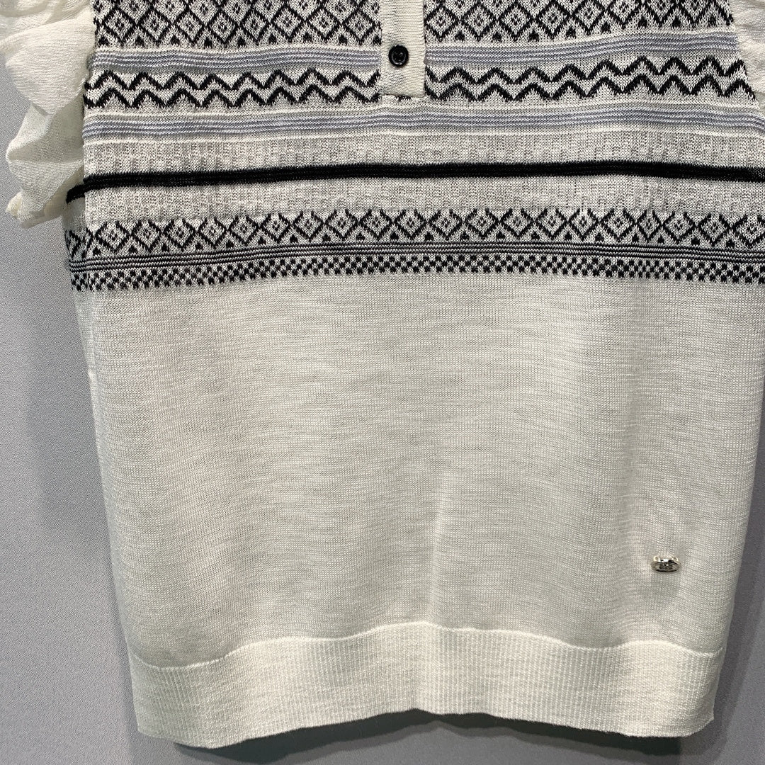 CHANEL 26S KNIT POLO TOP 1476