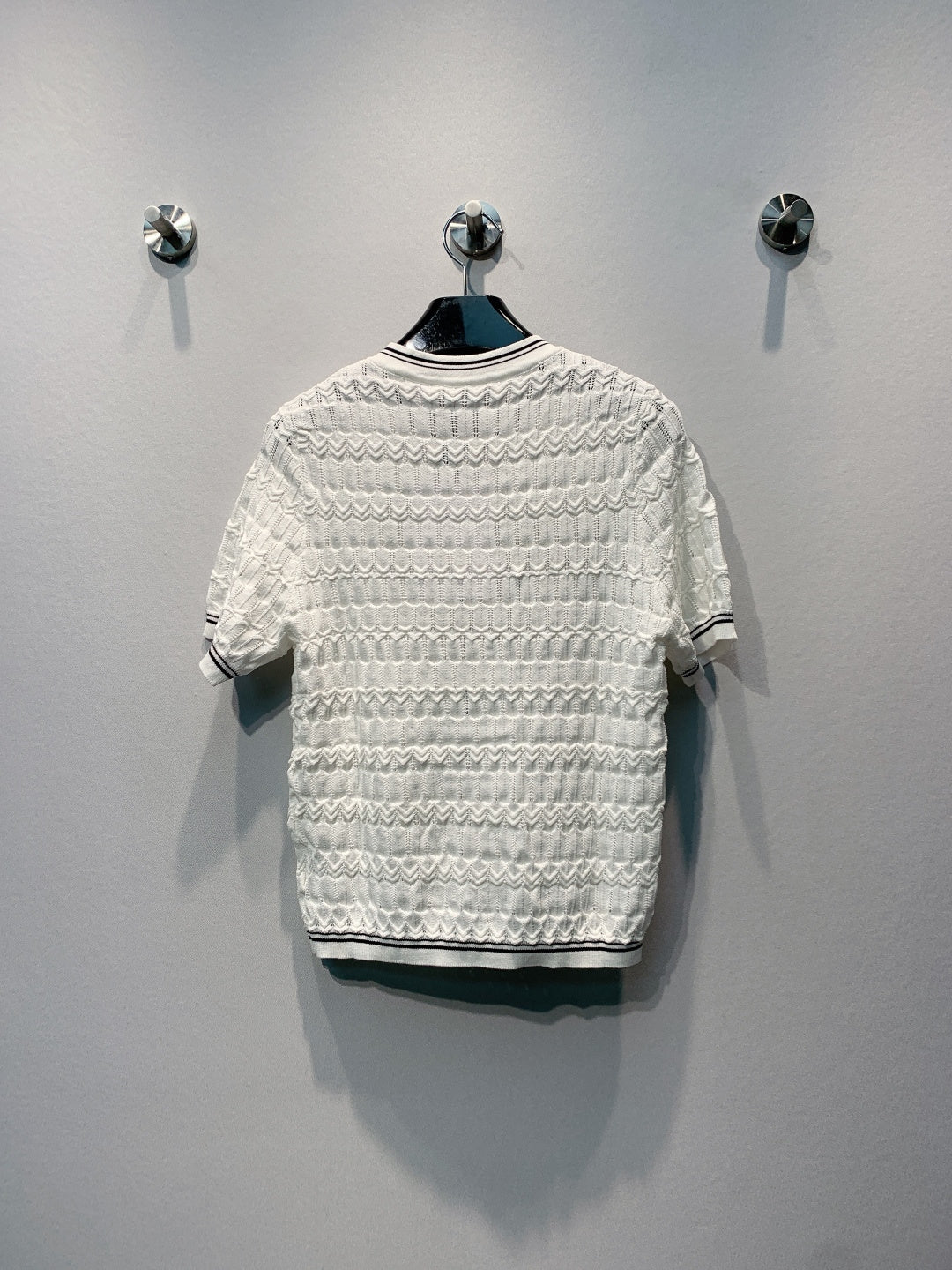 CHANEL 26S SHORT-SLEEVE KNIT TOP 1460