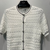 CHANEL 26S SHORT-SLEEVE KNIT TOP 1460