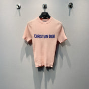 DIOR 26S SHORT-SLEEVE KNIT TOP 1366