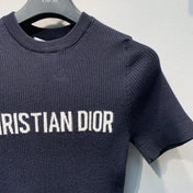 DIOR 26S SHORT-SLEEVE KNIT TOP 1364