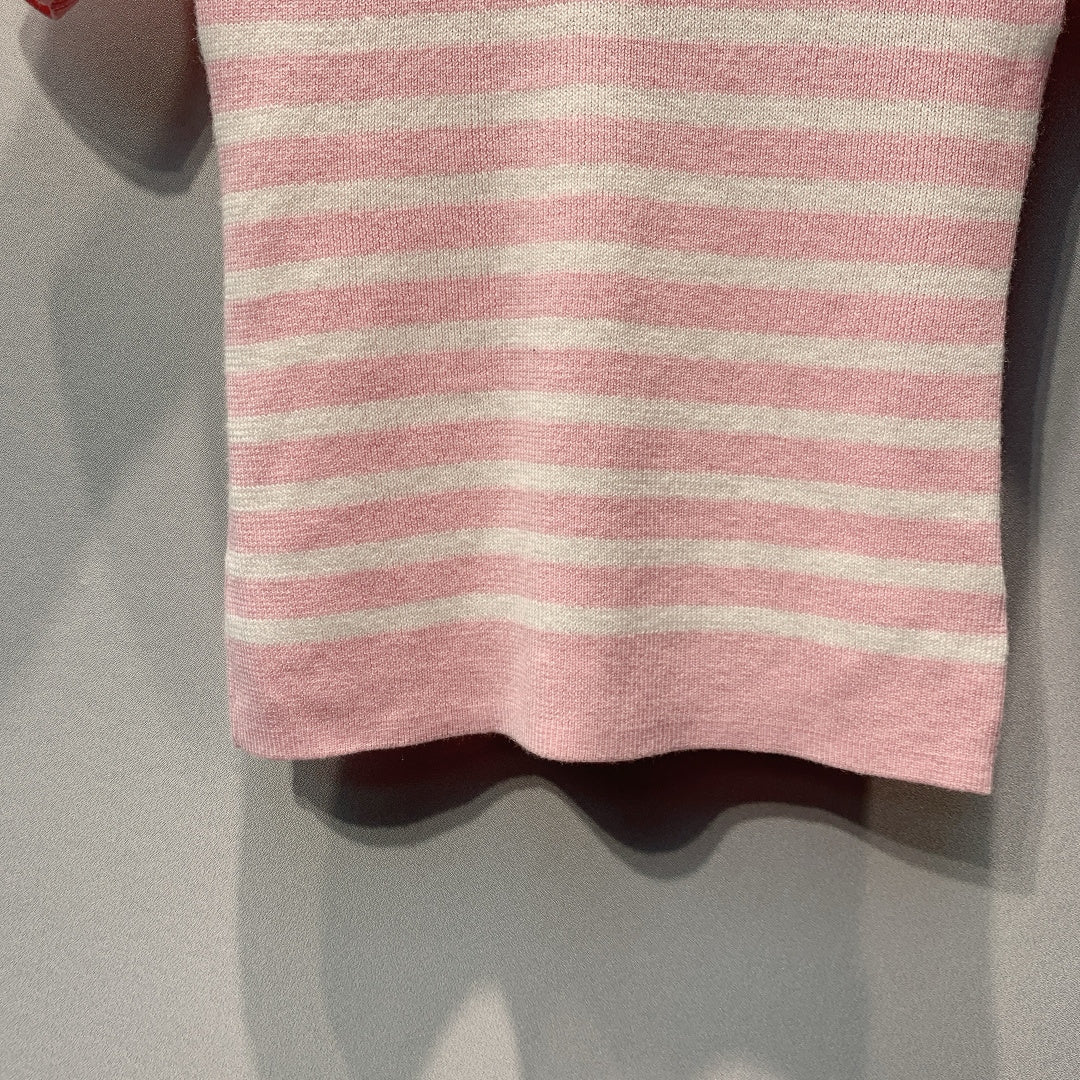 DIOR 26S SHORT-SLEEVE KNIT TOP 1362