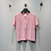 DIOR 26S SHORT-SLEEVE KNIT TOP 1430