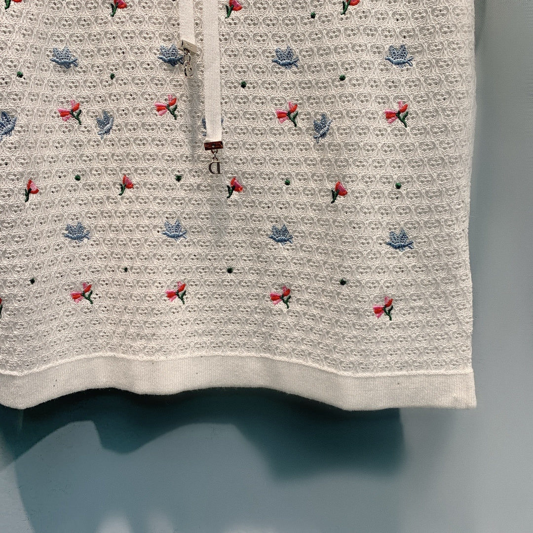 DIOR 26S SHORT-SLEEVE KNIT TOP 1429