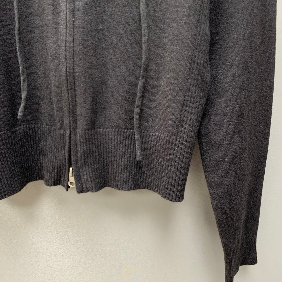 CELINE 26S ZIP-UP KNIT HOODIE 596