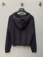 CELINE 26S ZIP-UP KNIT HOODIE 596
