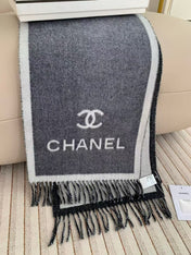 CHANEL 25S SCARF 180 CM IN CASHMERE 943987