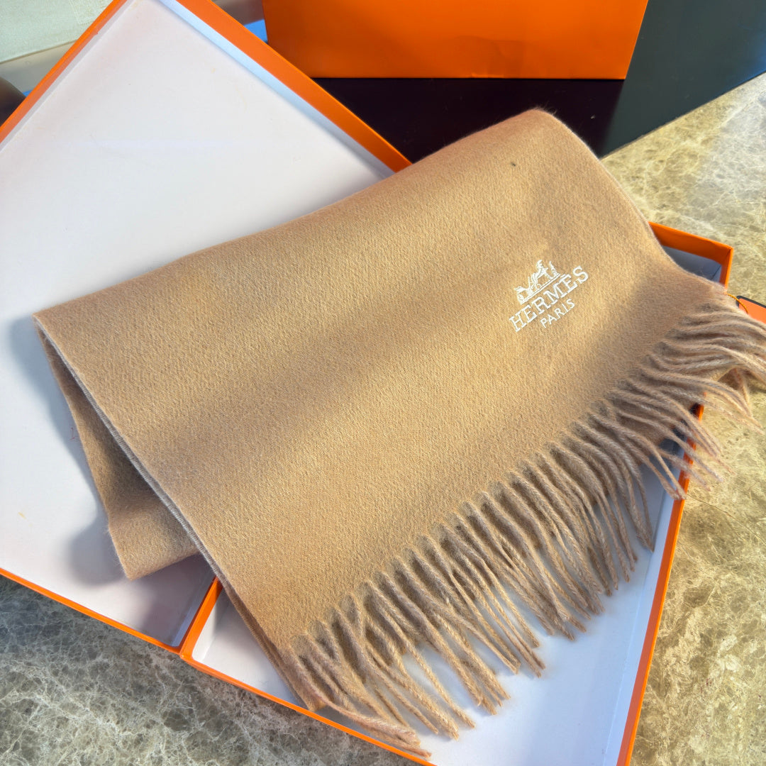 HERMES 25S SCARF 180 IN CASHMERE 987740