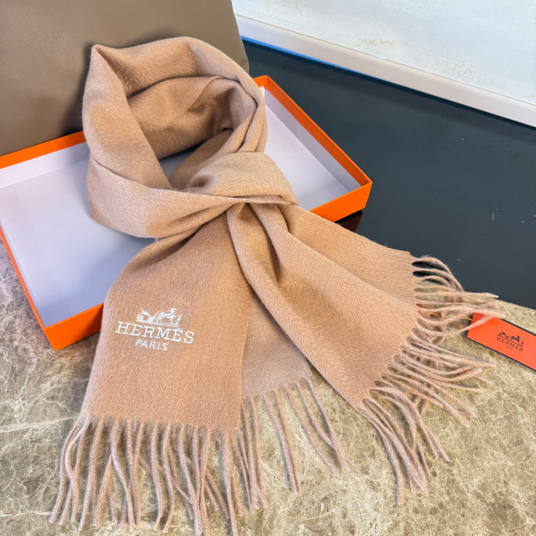 HERMES 25S SCARF 180 IN CASHMERE 987740